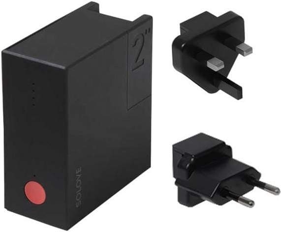 Внешний аккумулятор (Mi) SOLOVE 5000 mAh (W2 black) 3 сменных вилки EU,UK,CN, черный фото 2