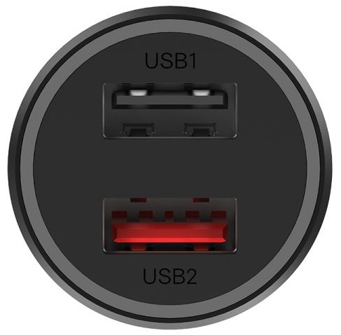 АЗУ Xiaomi Car Quick Charger 2USB CC06ZM 37W (GDS4147GL) черный фото 3