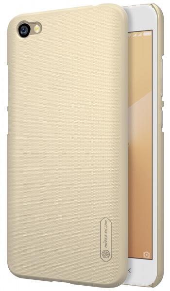 Чехол клип-кейс для Xiaomi Redmi Note 5A 3/32Gb (золотистый), Nillkin Super Frosted Shield фото 2
