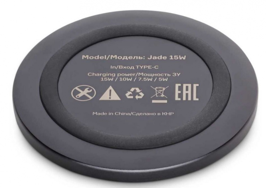 Беспроводное зарядное устройство Accesstyle Jade 15W, черный фото 3