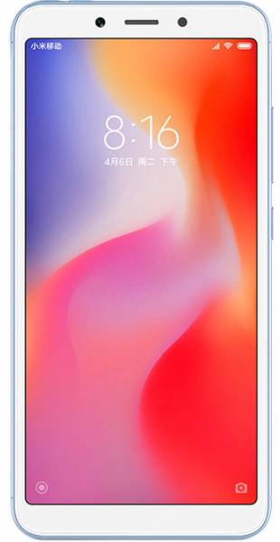 Смартфон Xiaomi RedMi 6 3/32Gb Голубой фото 1