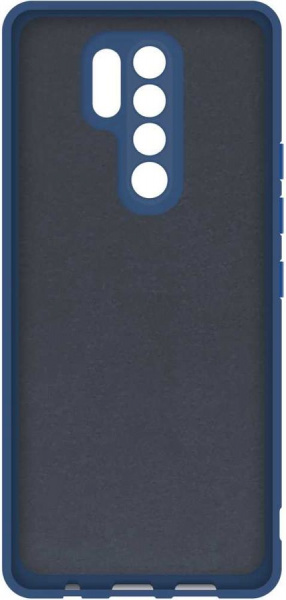 Чехол-накладка для Xiaomi Redmi 9T синий, Microfiber Case, Borasco фото 2