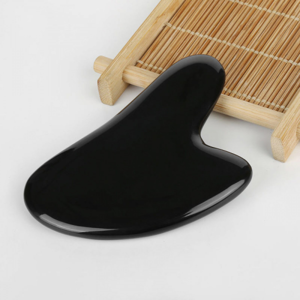 Массажер каменный XIN ZHI Facial Massage Board, черный фото 3