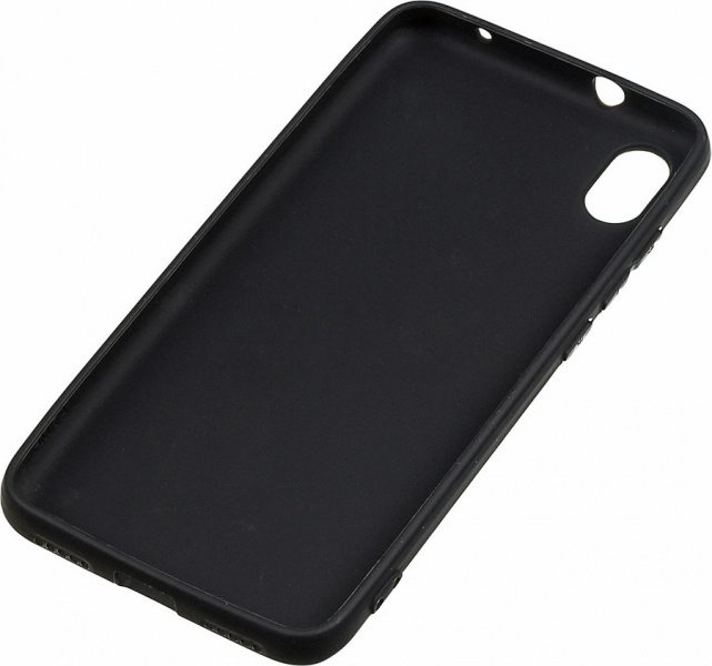 Чехол для смартфона Xiaomi Redmi 7A силиконовый (матовый черный), BoraSCO фото 3