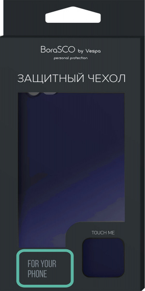 Чехол-накладка Hard Case для Xiaomi Redmi 8 синий, Borasco фото 1