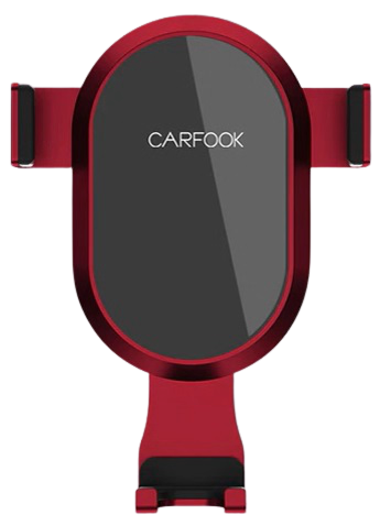 Автомобильный держатель с беспроводной зарядкой Xiaomi CARFOOK Wireless Car Charger DZ-01 красный фото 1