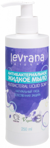 Мыло жидкое антибактериальное Levrana, 250 мл фото 1