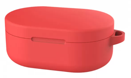 Чехол силиконовый для наушников Xiaomi Redmi AirDots, красный фото 1