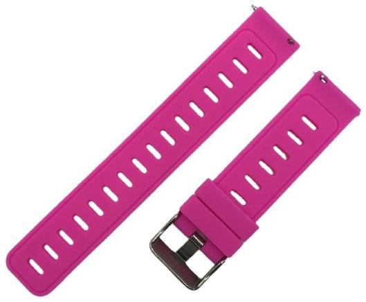 Ремешок силиконовый 20мм для Amazfit GTR42мм/ GTS/ Bip/ Bip Lite, розовый фото 1