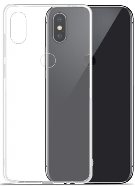 Чехол для смартфона Xiaomi Redmi Note 6 Pro силиконовый прозрачный, BoraSCO фото 1