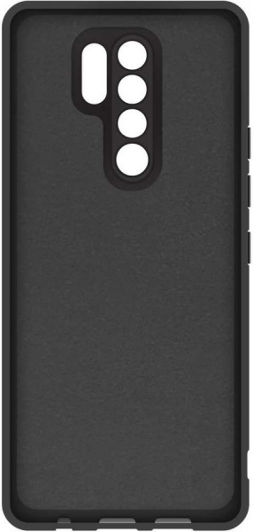 Чехол-накладка для Xiaomi Redmi 9T черный, Microfiber Case, Borasco фото 2