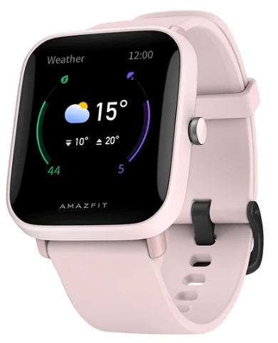 Умные часы Amazfit Bip U Pro, розовый фото 1