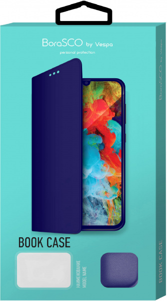 Чехол-книжка для Xiaomi Mi9 SE синий, Borasco фото 1