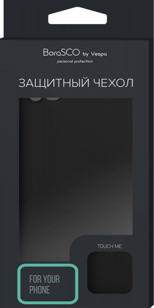 Чехол-накладка Hard Case для Xiaomi Redmi Note 8 черный, Borasco фото 1