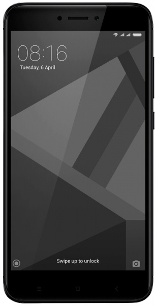 Смартфон Xiaomi RedMi 4X 16Gb Black фото 1