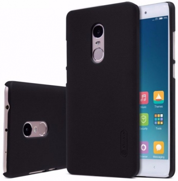 Чехол клип-кейс для Xiaomi Redmi Note 4/4X на Snapdragon (черный), Nillkin Super Frosted Shield фото 1