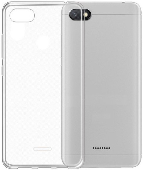 Чехол для смартфона Xiaomi Redmi 6A Silicone (прозрачный), Aksberry фото 1