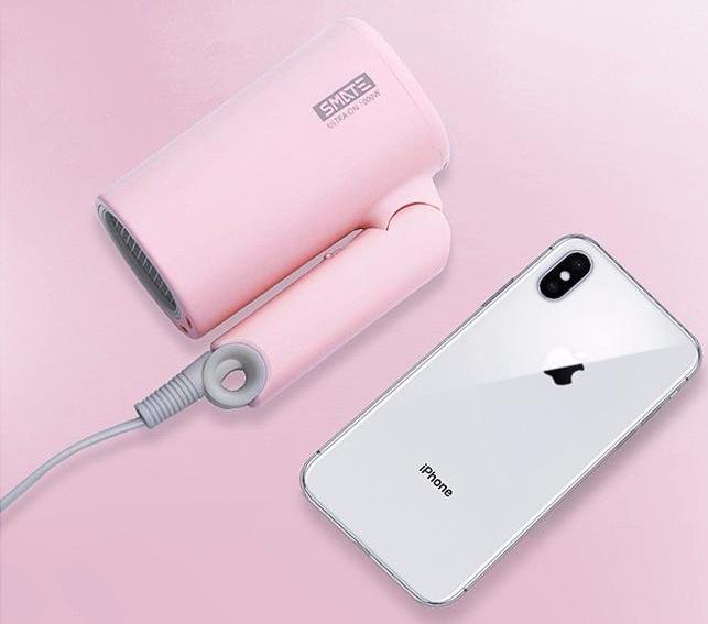 Фен для волос Xiaomi Smate Hair Mini Dryer розовый фото 6