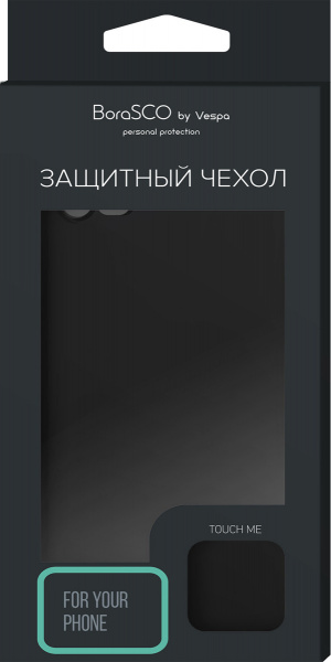 Чехол-накладка Hard Case для Xiaomi Redmi 8 черный, Borasco фото 1