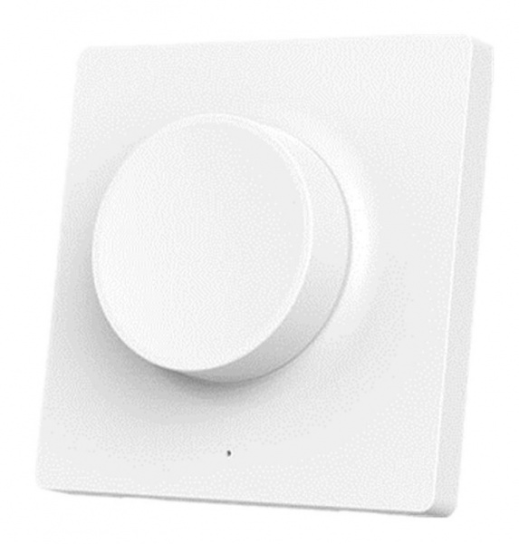 Настенный выключатель проводной Yeelight Bluetooth smart dimmer (Встраиваемый 220 V) (YLKG07YL), белый фото 1