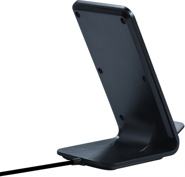 Беспроводное зарядное устройство Devia Pioneer Wireless Charging Stand 10W (горизонтальное и вертикальное размещение смартфона),  черный фото 4
