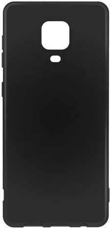 Чехол-накладка для Xiaomi Redmi Note 9S/9 Pro черный, Microfiber Case, Borasco фото 1