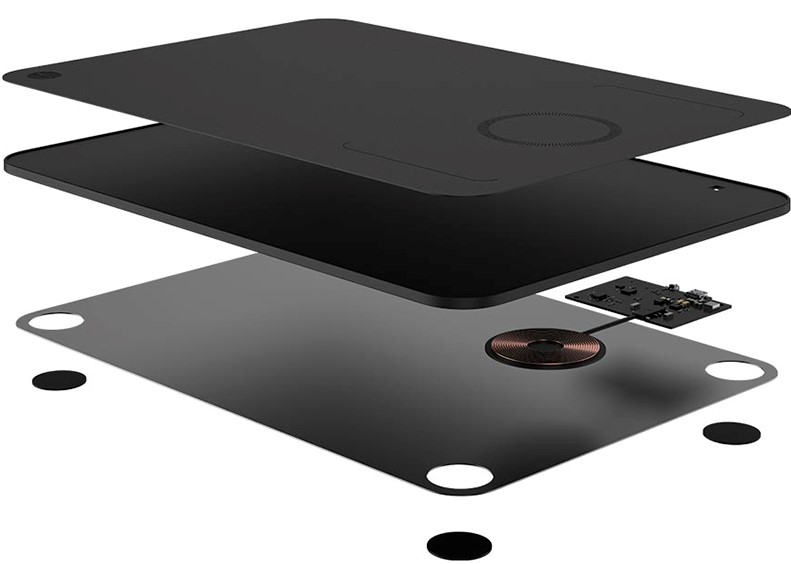 Коврик для мыши Xiaomi MIIIW Wireless Charging Mouse Pad с беспроводной зарядкой (M07) фото 2