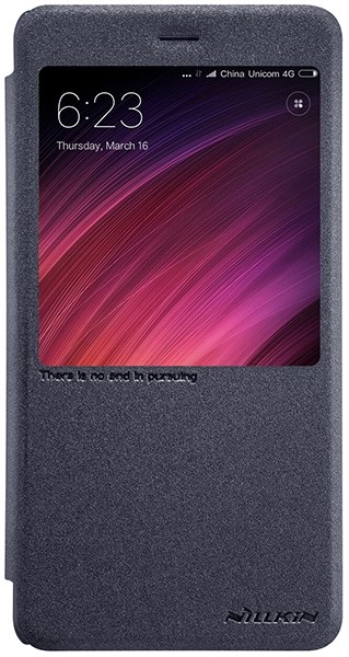 Чехол-книжка для Xiaomi Redmi Note 4/4X на MTK (черный), Nillkin Sparkle Leather Case  фото 1