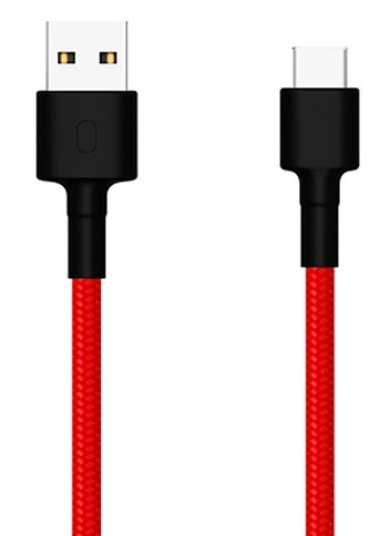 Кабель Xiaomi Mi USB/Type-C 1м Braided Cable SJV4110GL красный фото 1