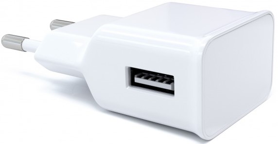 СЗУ адаптер 1 USB (модель NT-1A), 1A белый, Redline фото 1